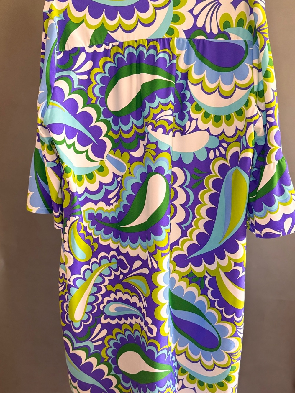 Jude Connally Kerry Long Dress – NWT – XXL – Mod Paisley Iris - Picture 2 of 5